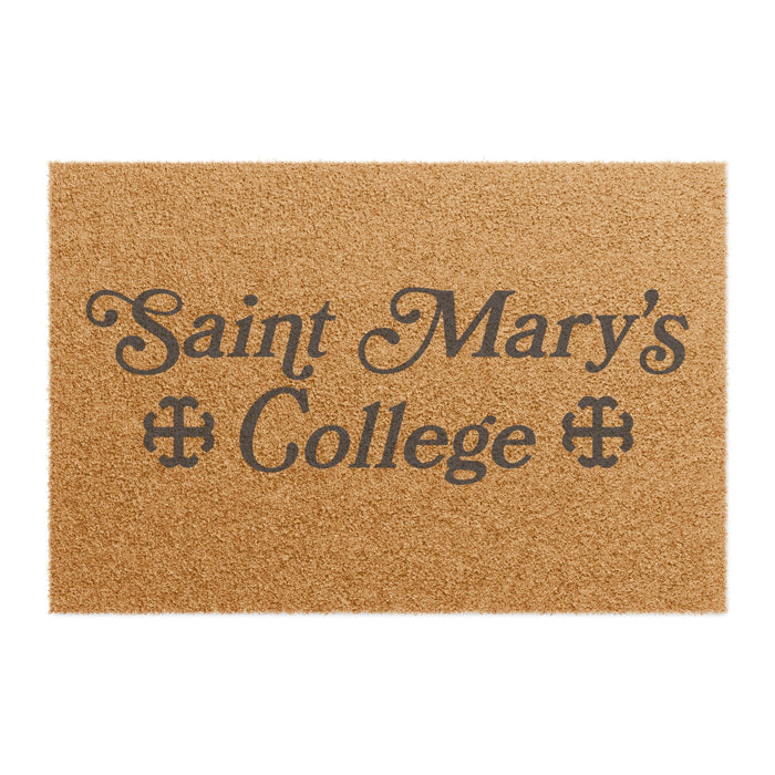 Saint Mary's College Doormat | French Cross | Better in Blue Co.
