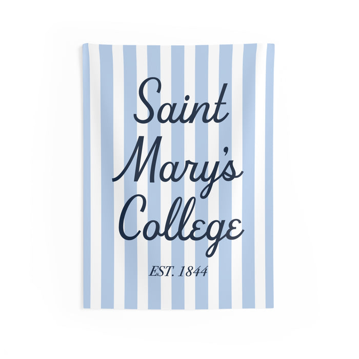 Saint Mary's College Est. 1844 Tapestry | Smick City | Better in Blue Co.