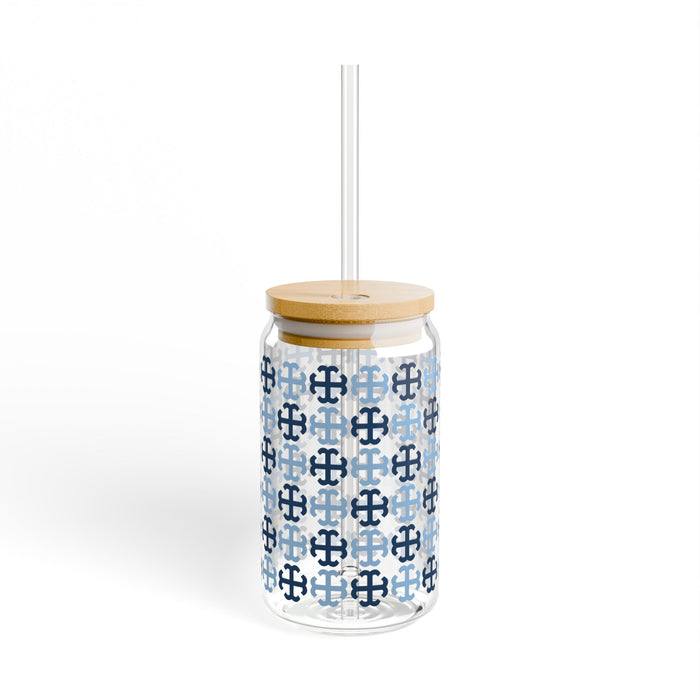 Saint Mary's College French Cross Glass with Straw | Smick | Belles |
