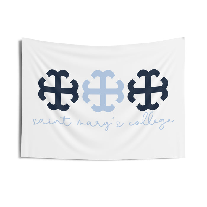 Saint Mary's College French Cross Tapestry | Better in Blue Co.