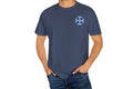 Saint Mary's College French Cross Tee | Smick | Belles Blue