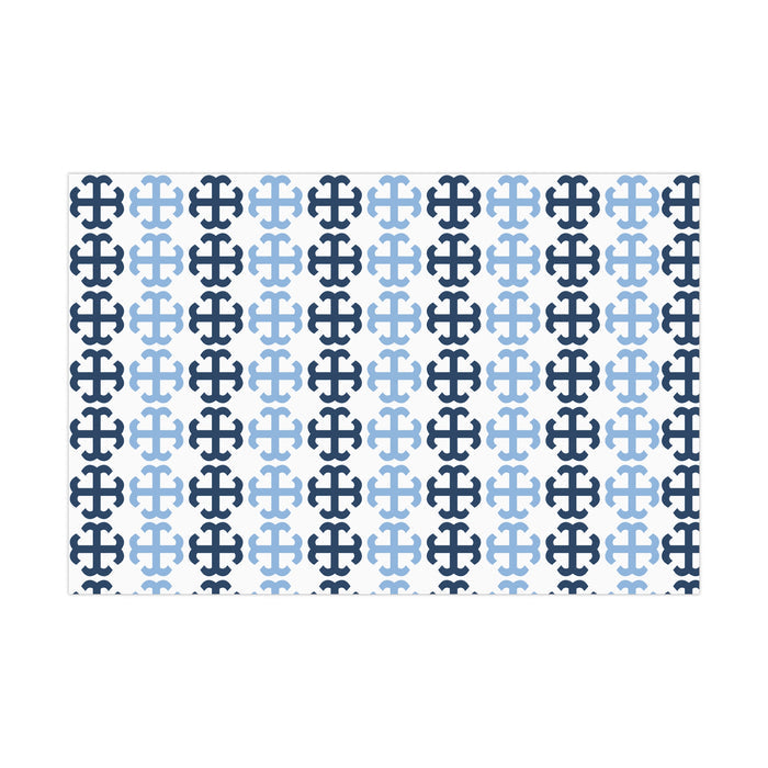 Saint Mary's College French Cross Wrapping Paper No. 1 | Notre Dame, IN | Belles| Smick | Better in Blue Co.