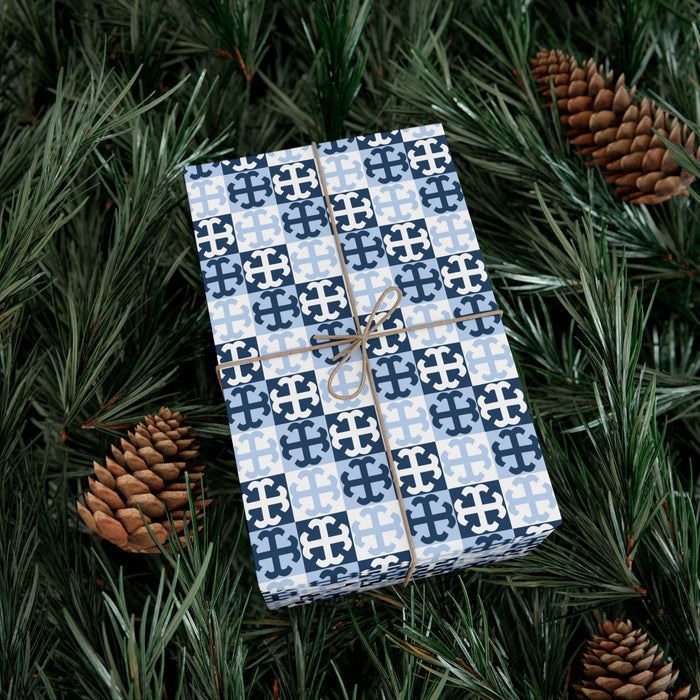 Saint Mary's College French Cross Wrapping Paper No. 6 | French Cross | Smick