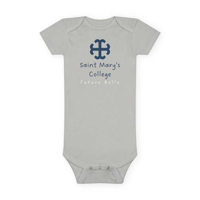 Saint Mary's College Future Belle Baby Onesie | French Cross | Better in Blue Co.