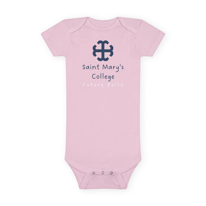 Saint Mary's College Future Belle Baby Onesie | French Cross | Better in Blue Co.
