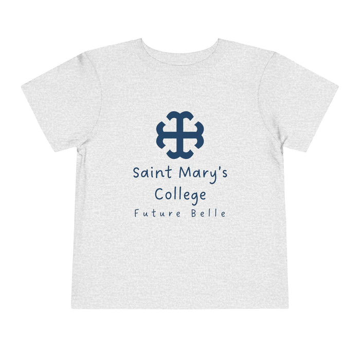 Saint Mary's College Future Belle Toddler Short Sleeve Tee | French Cross | Better in Blue Co.