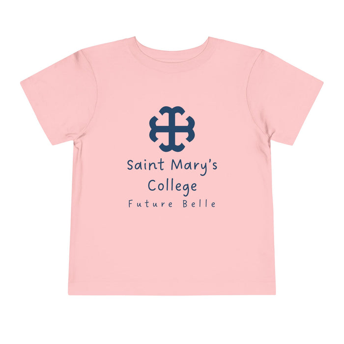Saint Mary's College Future Belle Toddler Short Sleeve Tee | French Cross | Better in Blue Co.