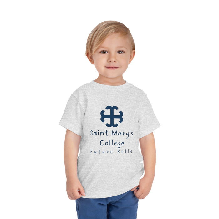 Saint Mary's College Future Belle Toddler Short Sleeve Tee | French Cross | Better in Blue Co.