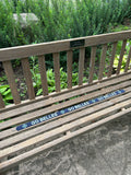Saint Mary's College "Go Belles" Beaded Purse Straps | PRE-ORDER | French Cross | Belles Blue | Better in Blue Co.