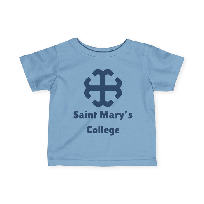 Saint Mary's College Infant Tee No. 2 | French Cross | Navy Blue | Better in Blue Co.