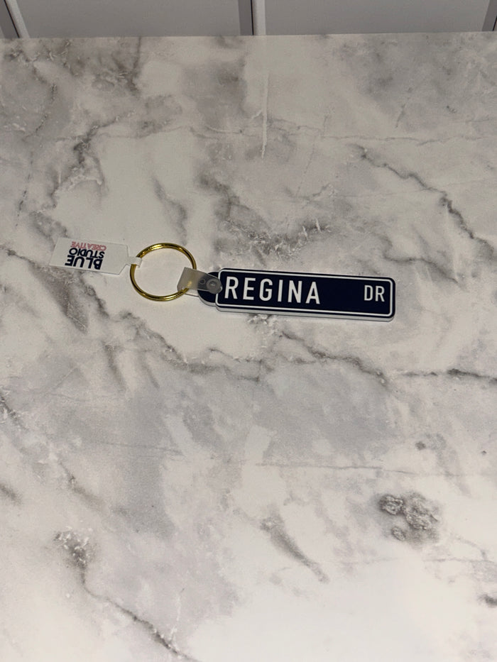 Saint Mary's College Keychains | The Avenue | The Ave | Le Mans Dr | Better in Blue Co.