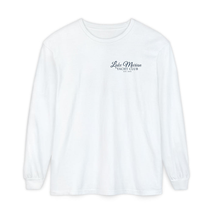 Saint Mary's College Lake Marian Yacht Club Long Sleeve | French Cross | Est. 1844 | Better in Blue Co.