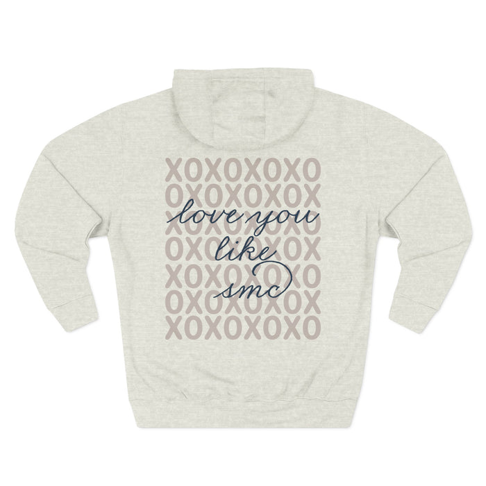 Saint Mary's College "Love You Like SMC" Fleece Hoodie | Smick | Belles Blue | Better in Blue Co.