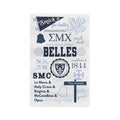 Saint Mary's College Microfiber Tea Towel | French Cross | 1844 | Belles | Better in Blue Co.
