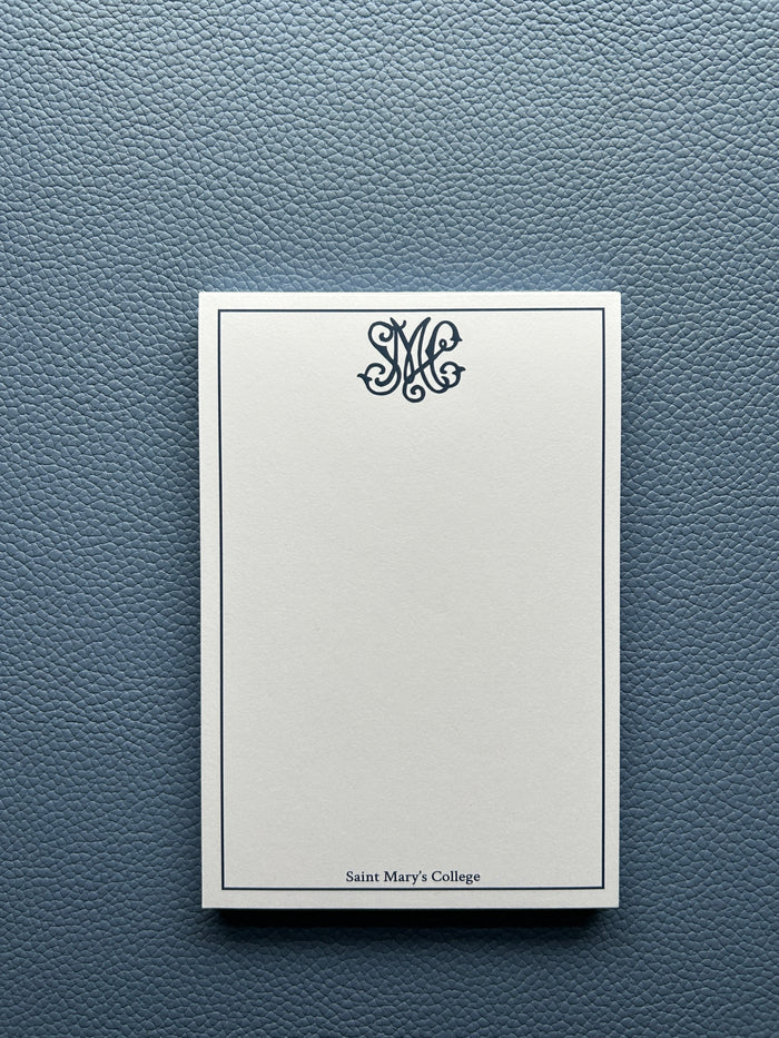Saint Mary's College Monogram Stationery Set | Personalization Available