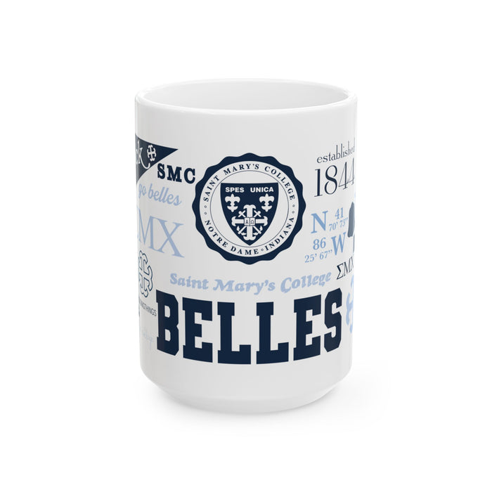 Saint Mary's College Mug | Belles | Smick | The Avenue | Spes Unica | Better in Blue Co.