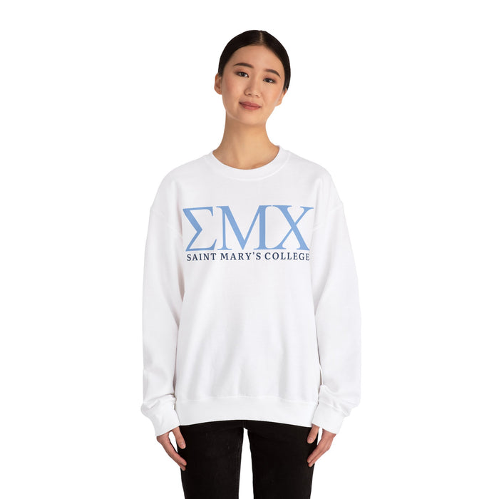 Saint Mary's College Sigma Mu Chi Crewneck | Better in Blue Co.
