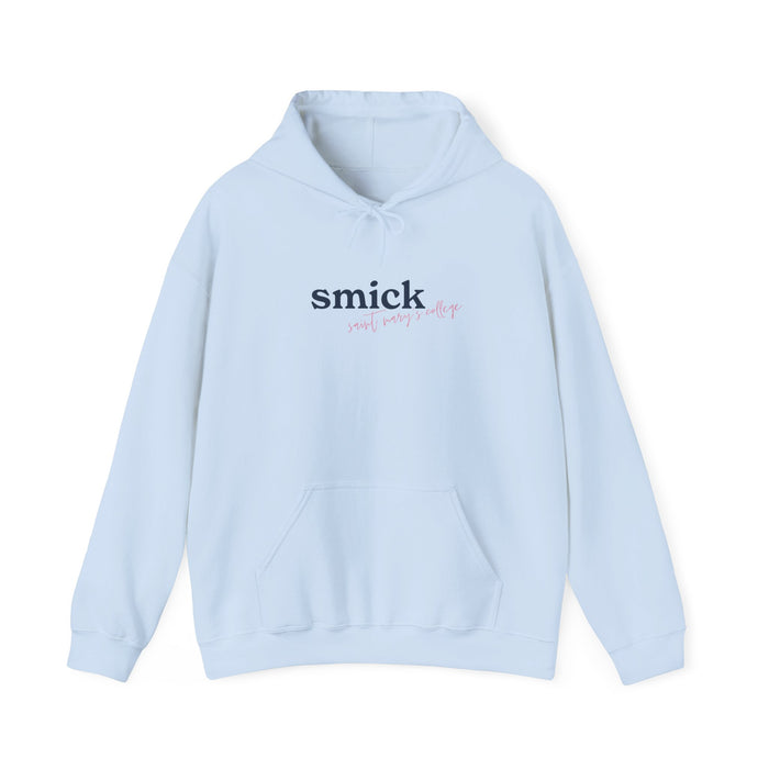 Saint Mary's College "smick" Hooded Sweatshirt | 1844 | Belle Yeah | Better in Blue Co.