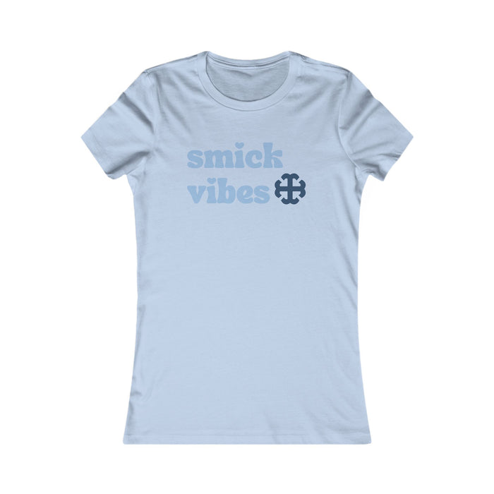 Saint Mary's College Smick Vibes Women's Favorite Tee | French Cross | Better in Blue Co.