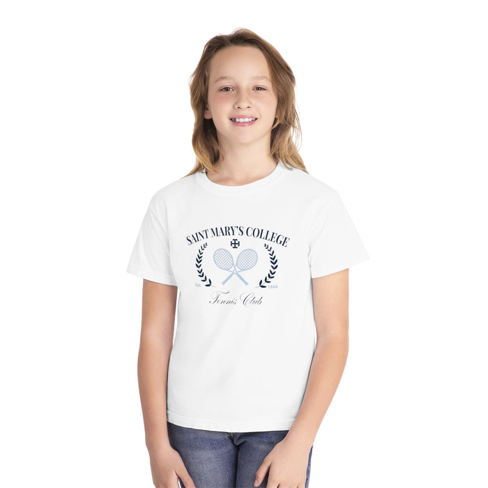 Saint Mary's College Tennis Club T-Shirt | Youth Tee | French Cross | Better in Blue Co.