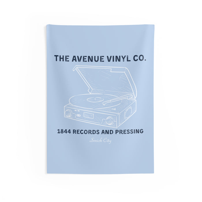 Saint Mary's College "The Avenue Vinyl Co." Tapestry | Smick City | Better in Blue Co.