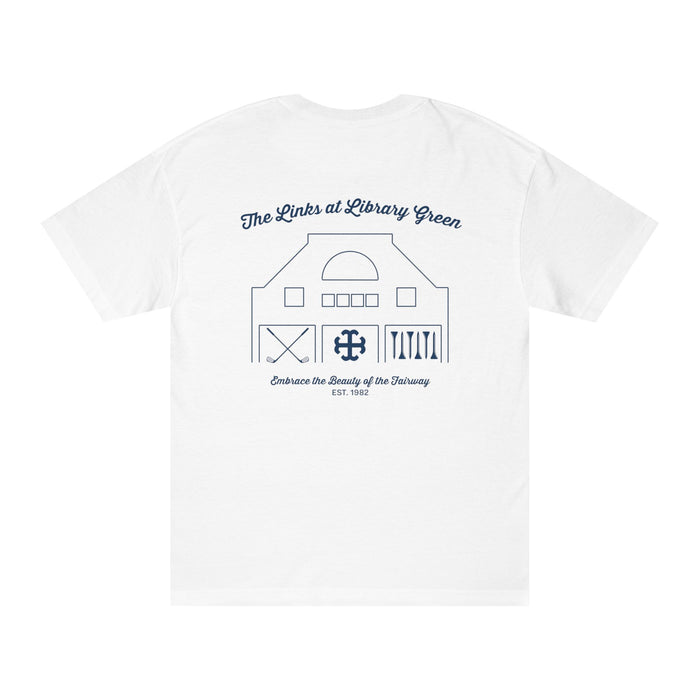 Saint Mary's College "The Links at Library Green" Unisex Classic Tee | Better in Blue Co.