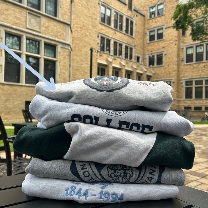 Saint Mary's College Unisex Medium Gray Pullover Hoodie