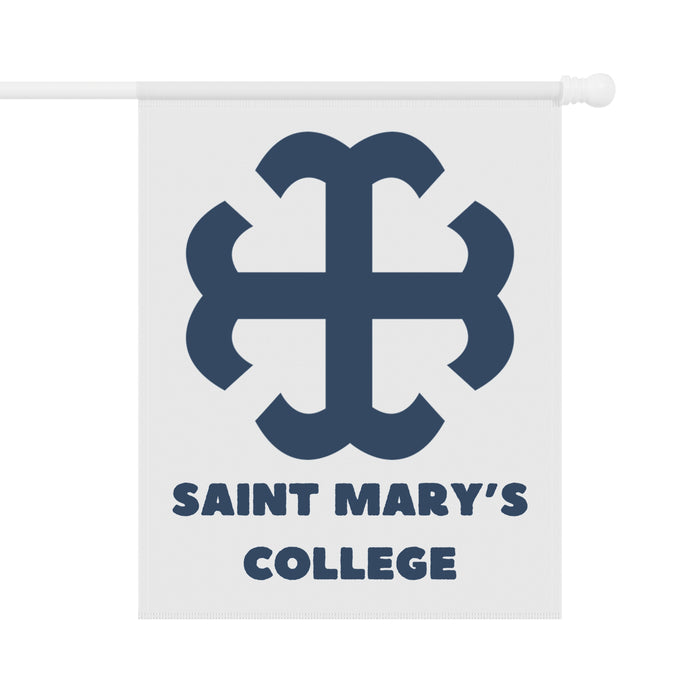Saint Mary's College White/Navy Garden & House Banner | French Cross | Better in Blue Co.