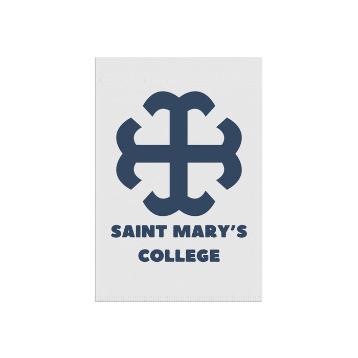 Saint Mary's College White/Navy Garden & House Banner | French Cross | Better in Blue Co.
