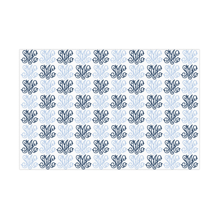 Saint Mary's College Wrapping Paper SMC Monogram | Better in Blue Co. |