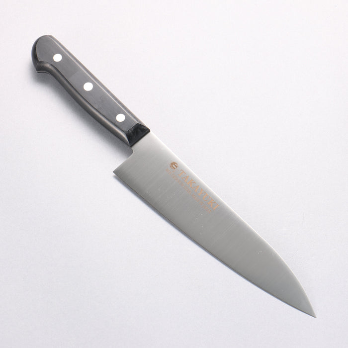 Sakai Takayuki Molybdenum Migaki Finished Gyuto 180mm Black PC(Plastic) Handle - Seisuke Knife