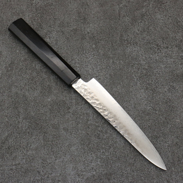 Sakai Takayuki VG10 33 Layer Damascus Petty-Utility 150mm Ebony Handle - Seisuke Knife