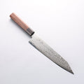 Seisuke AUS10 Mirror Crossed Kiritsuke Gyuto 210mm Shitan & Black Pakkawood Handle - Seisuke Knife