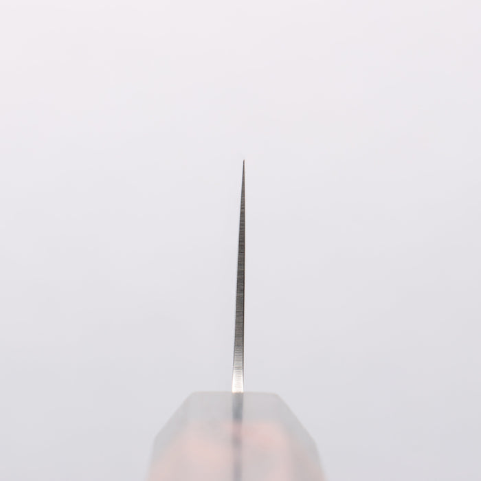 Seisuke AUS10 Mirror Crossed Kiritsuke Gyuto 210mm Shitan & Black Pakkawood Handle - Seisuke Knife