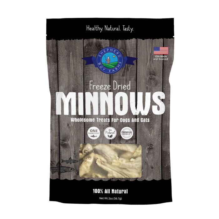 Shepherd Boy Farms Minnows Raw Freeze Dried Dog Treats