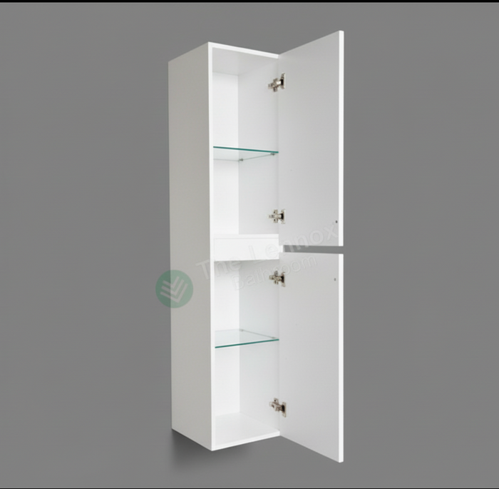 Side Cabinet - Henna White/Brown