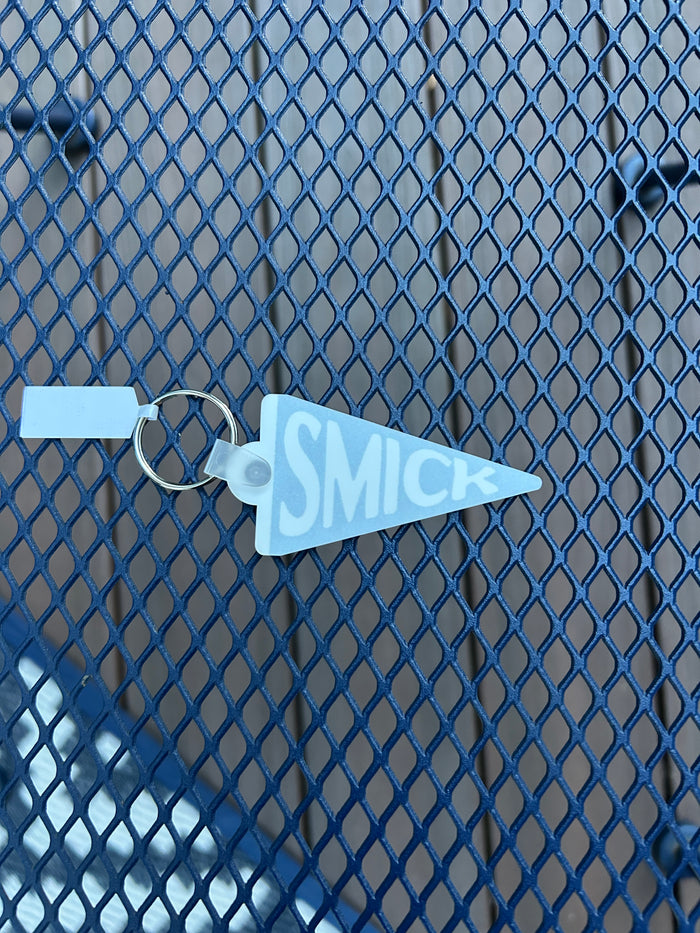 SMICK Pennant Flag Keychain | Belles Blue