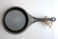 24 cm Seasoned Carbon Steel Black Skillet on a white background