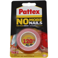 TAPE D/SIDED FOAM 19MM X 1.5M RED PATTEX - NO MORE NAILS (120KG) - 1.5M ROLL