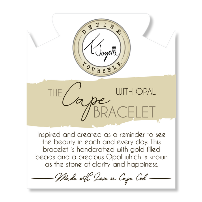 The Cape Bracelet - Gold Filled with Indigo Opal Ball