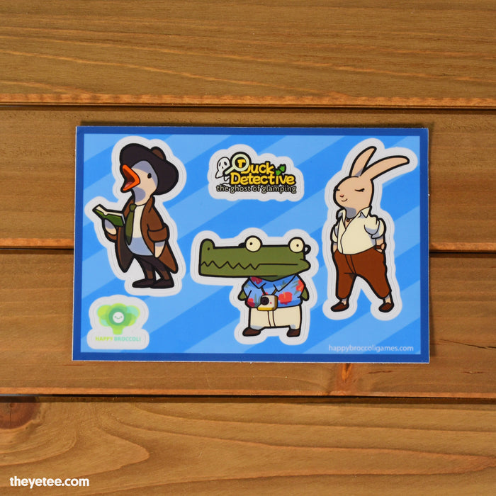 The Ghost of Glamping Sticker Sheet