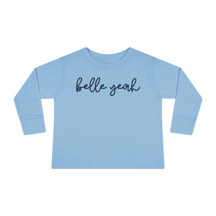 Toddler Saint Mary's College Belle Yeah Long Sleeve Tee | Better in Blue Co.