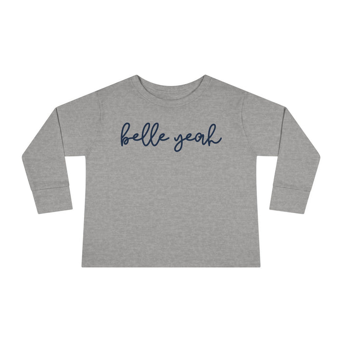 Toddler Saint Mary's College Belle Yeah Long Sleeve Tee | Better in Blue Co.
