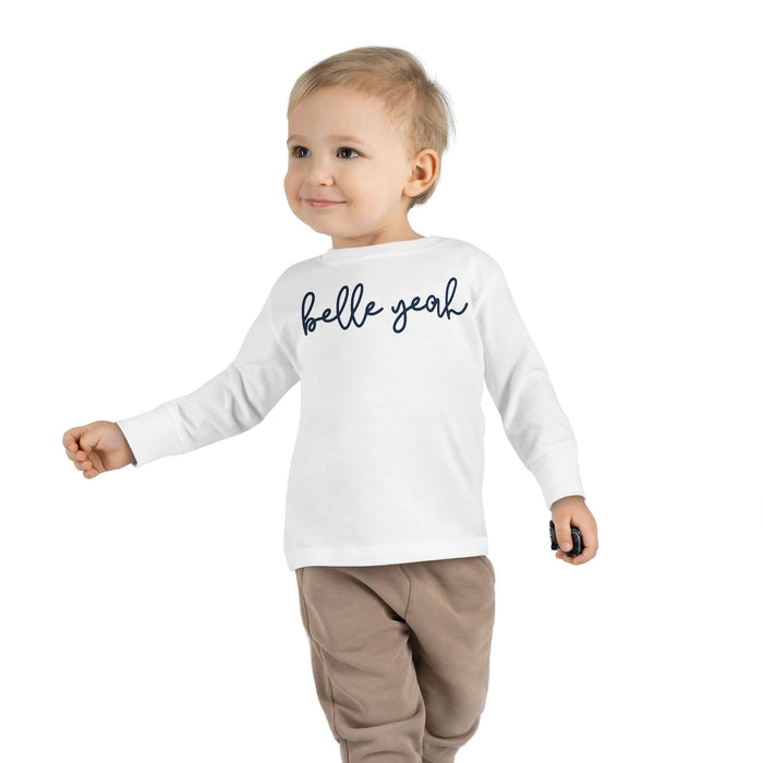 Toddler Saint Mary's College Belle Yeah Long Sleeve Tee | Better in Blue Co.