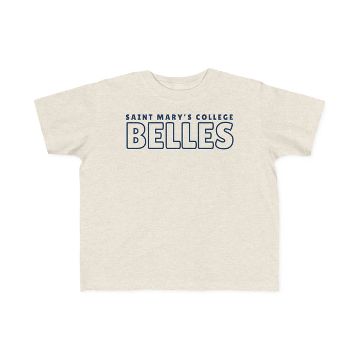 Toddler Saint Mary's College Belles No. 2 Tee Tee | Better in Blue Co.