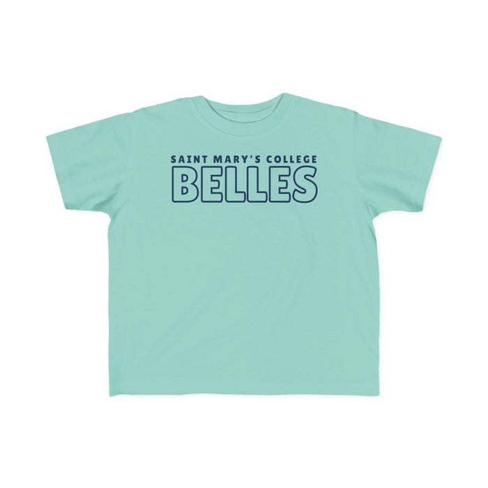 Toddler Saint Mary's College Belles No. 2 Tee Tee | Better in Blue Co.