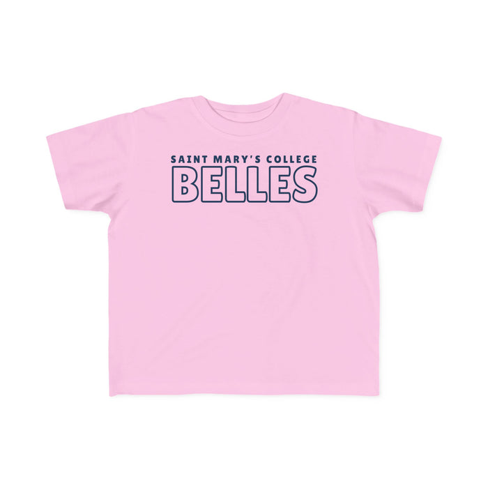 Toddler Saint Mary's College Belles No. 2 Tee Tee | Better in Blue Co.