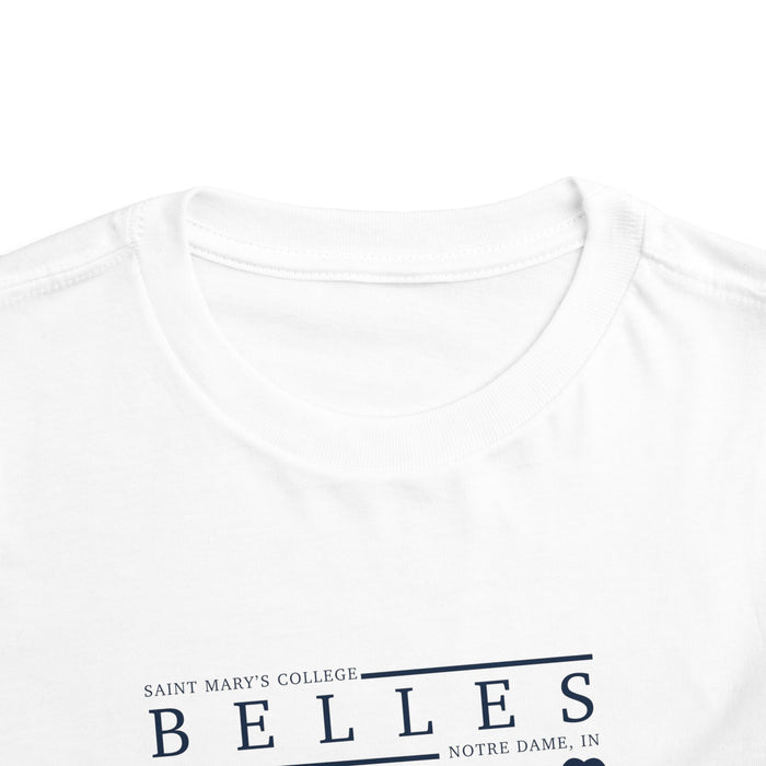 Toddler Saint Mary's College Belles Short Sleeve Tee | Better in Blue Co.