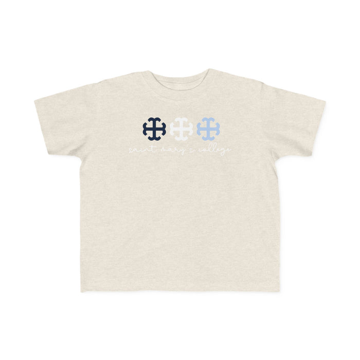 Toddler Saint Marys College French Cross Tee | Belles | Smick | Better in Blue Co.