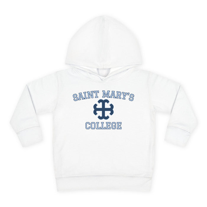 Toddler Saint Mary's College Navy/Belles Blue French Cross Pullover Fleece Hoodie